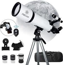 FEIANG 80mm Aperture 600mm Astronomical Telescope 24X-180X 80600 - White picture