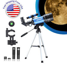 30070 Beginner Telescope Astronomical 15-150X Monocular Mobile Adapter Kids Gift picture