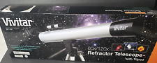 Vivitar Refractor Telescope With Tripod 60x/120x Model VIV-TEL-50600 New in Box picture