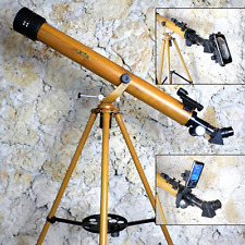 800mm x 60mm Wood Grain Finish Astro-Terrestrial Telescope Kit with Smartphone picture