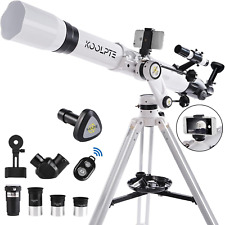 Telescope w/ Digital Eyepiece Astronomy Refracting 90MM Aperture 900MM Powerful picture