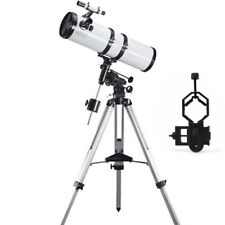 Skyoptikst 1400x 150 mm Reflector Newtonian Astronomical Telescope Phone Adapter picture