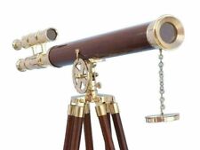 Telescope Antique Floor Standing Brass 39