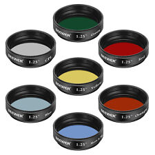 Neewer 1.25 inches Telescope Moon Filter, CPL Filter, 5 Color Filters Set picture
