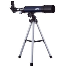 AMSCOPE 360-50mm Compact Telescope for Kids Beginners 18-90x Refractor w/ Tripod picture