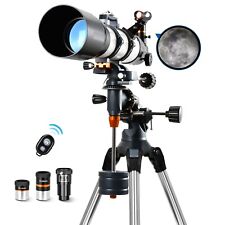 Professional 65090EQ Telescope 130X for Adults Moon Watching with Mobile Holder picture