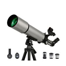 Telescope, GALAEYES 80mm Aperture 500mm FL AZ, w/Stargazing app, Telescope fo... picture