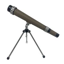 Tasco Telescope Vintage Tripod Portable Field Hunting Astronomy Sighting Pipe picture