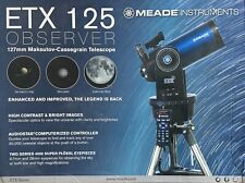 Meade ETX-125 Telescope for planetary and deep space viewing INCLUDES POWER CORD picture