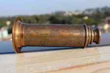 Personalised Brass telescope ||Antique brass telescope || Hand Crafted Beautiful picture