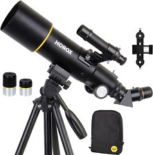 Telescope 70Mm Aperture 400Mm Refractor Astronomy Adults. Tripod & Phone Adapter picture