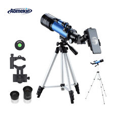 Telescope 70mm Lens with Adjustable Tripod Mobile Holder Moon Watching Kids Gift picture