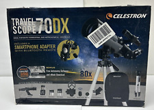 Celestron Travel Scope 70DX Portable Refractor Telescope w/ Bluetooth Remote picture