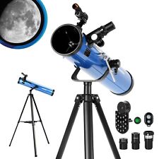 700mm Reflector Astronomical Telescope 210X with Phone Adapter for Moon Watching picture