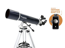 NEW OMNI AZ 102 TELESCOPE KIT WITH SMARTPHONE ADAPTER, SOFTWARE, MULTI EYE PIECE picture