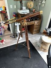 Antique Classic Style Floor Standing Brushed Nickel Griffith Astro Telescope 65