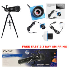HD 525X TELESCOPE FULL SIZE TRIPOD LUNAR AND FOR STAR OBSERVATION + PC CAMERA picture