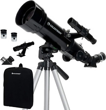 70MM Portable Refractor Telescope Coated Glass Optics for Beginners picture