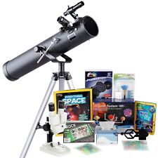 Kids Telescope Space Watcher Series with 35X-350X 76mm Reflector Telescope Kit 8 picture
