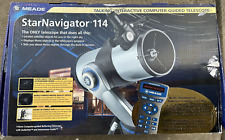 NIB Meade StarNavigator 114 Audio-Star Talking Computer-Guided Telescop picture