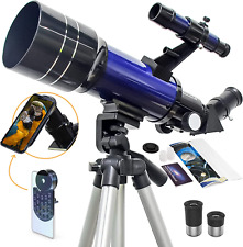 Telescope, 2 Eyepieces Portable Telescopes for Kid Adults Astronomy Professional picture