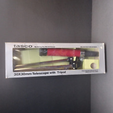 Tasco 30x30 Power Telescope Tripod Model 1TP for Beginners w/map Poster picture