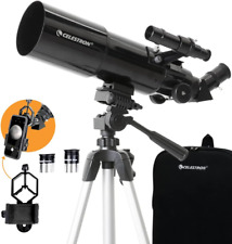 Celestron - 80mm Travel Scope - Portable Refractor Telescope - Fully-Coated - - picture