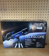 Emarth Telescope, 70mm/360mm Double Eyepieces Refractor Telescope with Tripod  picture
