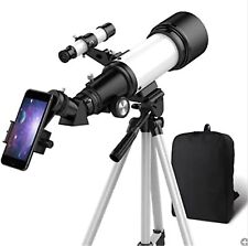 Telescope 70mm Aperture 400mm AZ Mount, with Tripod, Phone Adapter, Backpack picture