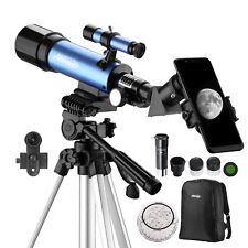 36050 Telescope with Backpack Phone Adapter High Tripod for Kids Moon Watching picture