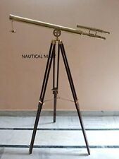 NauticalMart Solid Brass Nickel Griffith Astro Nautical Telescope with Tripod St picture