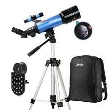400mm Astronomical Telescope W/ Mobile Holder Backpack High Tripod for Beginners picture