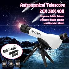 HD 40X Astronomical Telescope w/Tripod Outdoor Hiking Camping Kid Learning picture