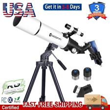 Telescope for Adults Astronomy, 80mm Aperture, Compact Portable with Backpack picture