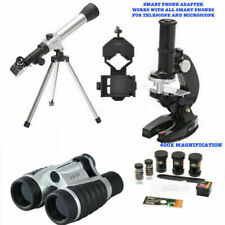  TELESCOPE FOR LUNAR  STAR OBSERVATION + MICROSCOPE + BINOCULARS + PHONE MOUNT picture