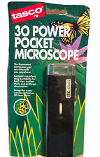 Tasco 30 Power Illuminated Pocket Microscope Model 9704 1993 Tasco picture