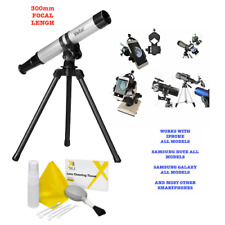 HD 8k TELESCOPE 15x 300MM + TRIPOD ADAPTER FOR APPLE IPHONE SAMSUNG  GALAXY NOTE picture