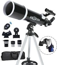 Hexeum Telescope 80mm Aperture 600mm Astronomical Portable Refracting 80600 picture