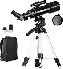 Telescope Pro 400/70 FMC w/ Adjustable Tripod Finder Portable Refractor Travel  picture