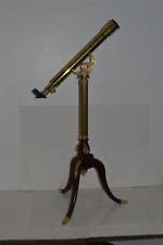 ROYAL OBSERVATORY TELESCOPE- FRANKLIN MINT - SOLID BRASS - GOLD   (YKL54) picture