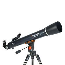 Refractor Telescope Kit with Smartphone Adapter and Bluetooth Remote, picture