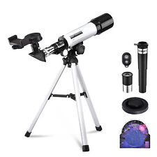 360x50mm Refractor Astronomical Telescope Eyepieces Tripod Barlow Lens for Kids picture