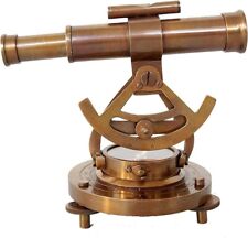 Telescope with Base Compass Gifts Brass Alidade Decorative picture