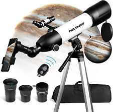 Telescopes 500X80MM AZ Astronomical Professional Refractor Advanced Eyepieces picture