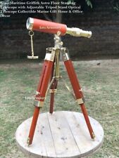 Brass Maritime Griffith Astro Floor Standing Telescope Home/Office Décor gift picture