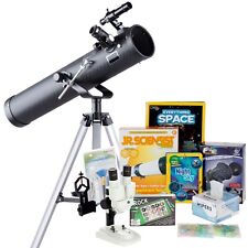 Kids Telescope Space Watcher Series with 35X-350X 76mm Reflector Telescope Kit 9 picture