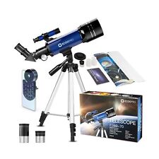 Telescope for Kids Beginners Adults, 70mm Astronomy Refractor Telescope with ... picture