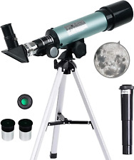 Portable Astronomical Telescope for Kids and Beginners - 360/50mm 90X Zoom HD Mo picture