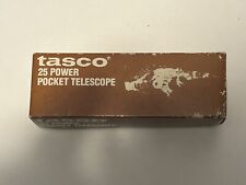 Vintage Tasco Pocket Telescope 25 Power Model 1AG 25X30mm-Case and Box Included picture