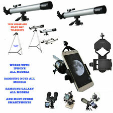 HD REFRACTOR TELESCOPE 60X-120X + ADAPTER FOR APPLE IPHONE SAMSUNG GALAXY NOTE picture
